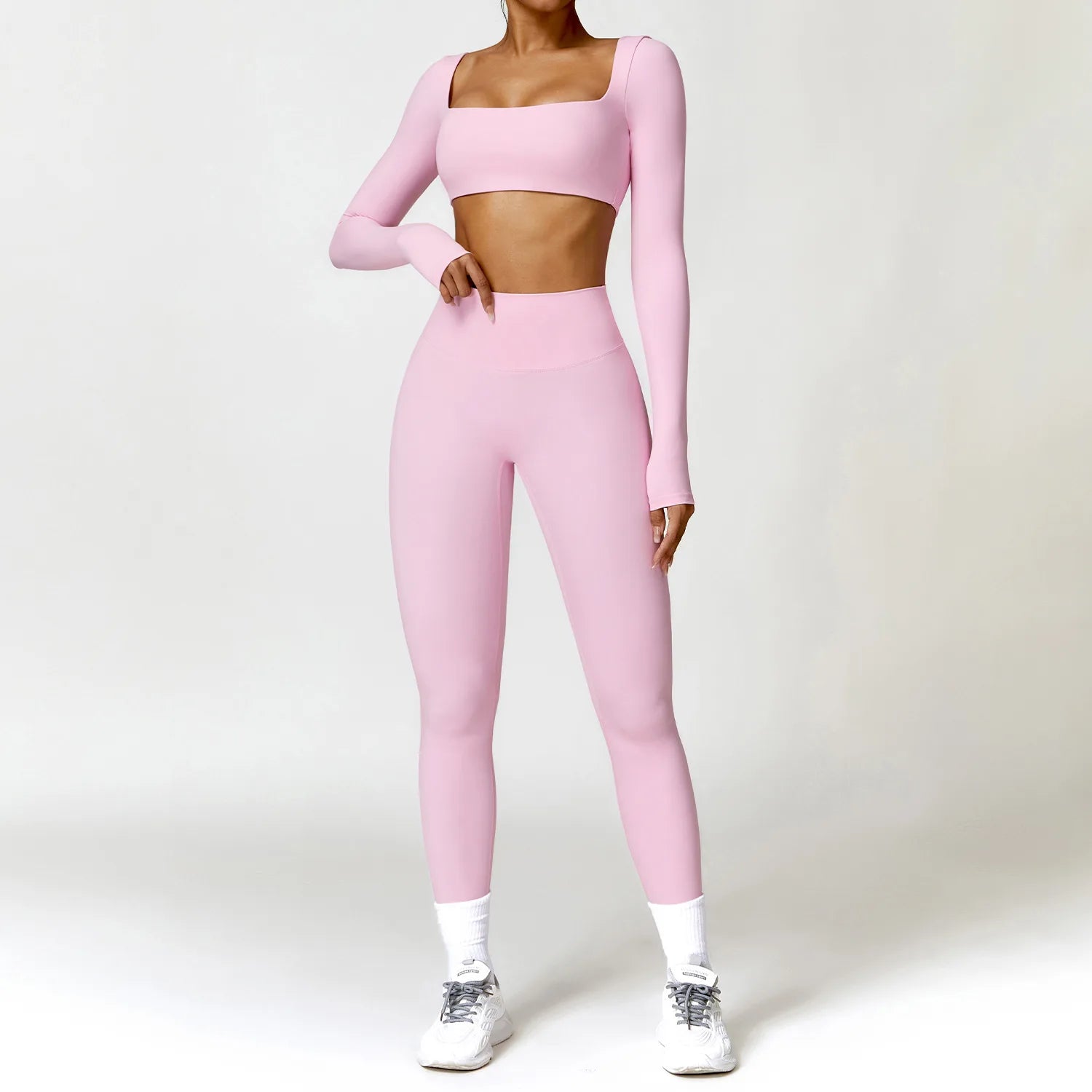 Women Tracksuit 2PCS Yoga Suit Quick Dry Gym Running Set