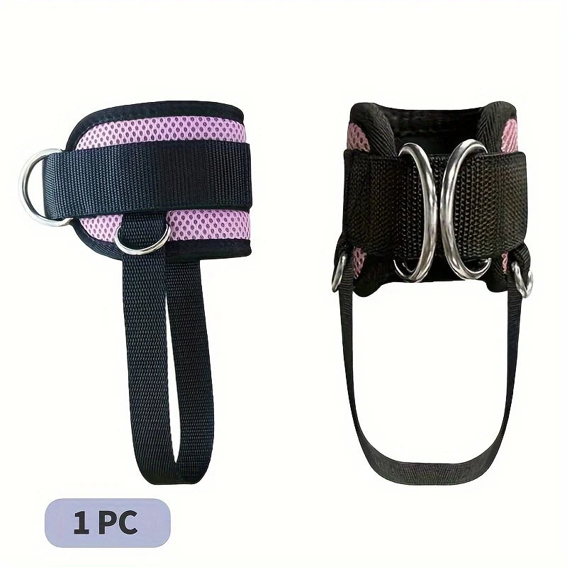 Fitness Ankle Straps Adjustable D-Ring Support Cuffs Gym Leg Strength Workouts Pulley With Buckle Sports Guard Safety Abductors